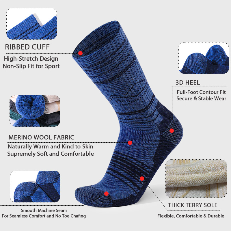 ถุงเท้าบูทขนแกะเมอริโน ให้ความ - Thermal Sock Wool บทวิจารณ์และราคา