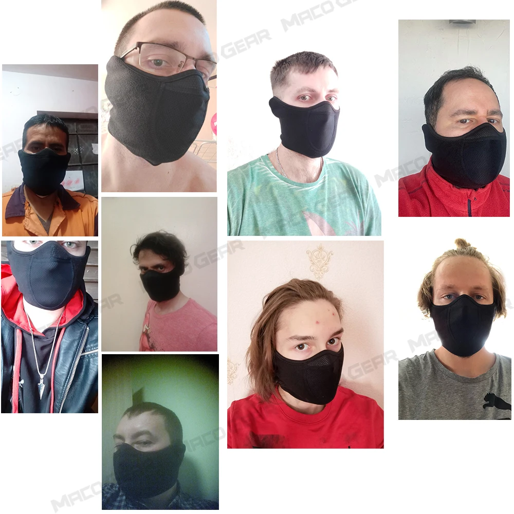 ฤดูหนาวคออุ่นฝาครอบหูขนแกะเย็น - Fleece Ear Warmer Band บทวิจารณ์และราคา