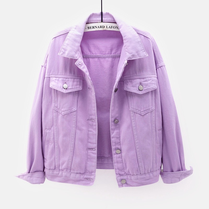 สั้นผู้หญิง Denim Coat ฤดูใบไม - Down Jacket Packable บทวิจารณ์และราคา
