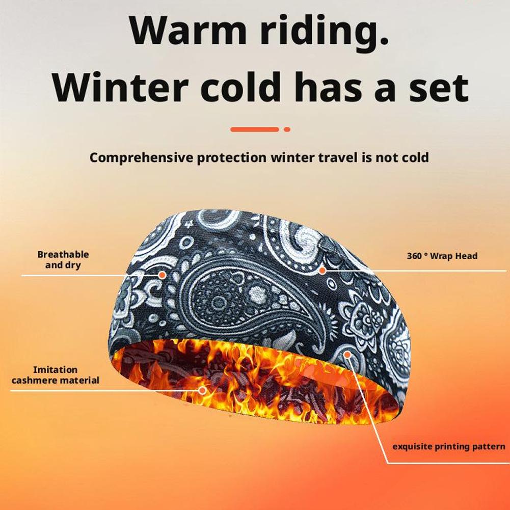 ที่คาดผมผ้าฟลีซพิมพ์ลาย กันลมห - Fleece Ear Warmer Band บทวิจารณ์และราคา