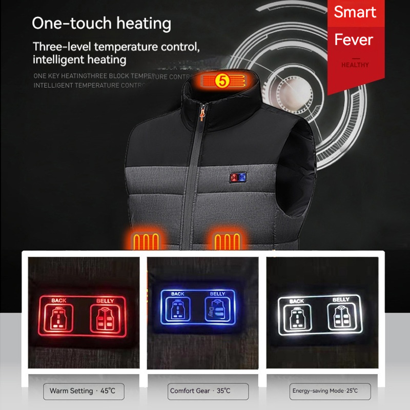 เสื้อกั๊กอุ่นรุ่นใหม่ปี 2025 ส - Heated Vest Battery บทวิจารณ์และราคา