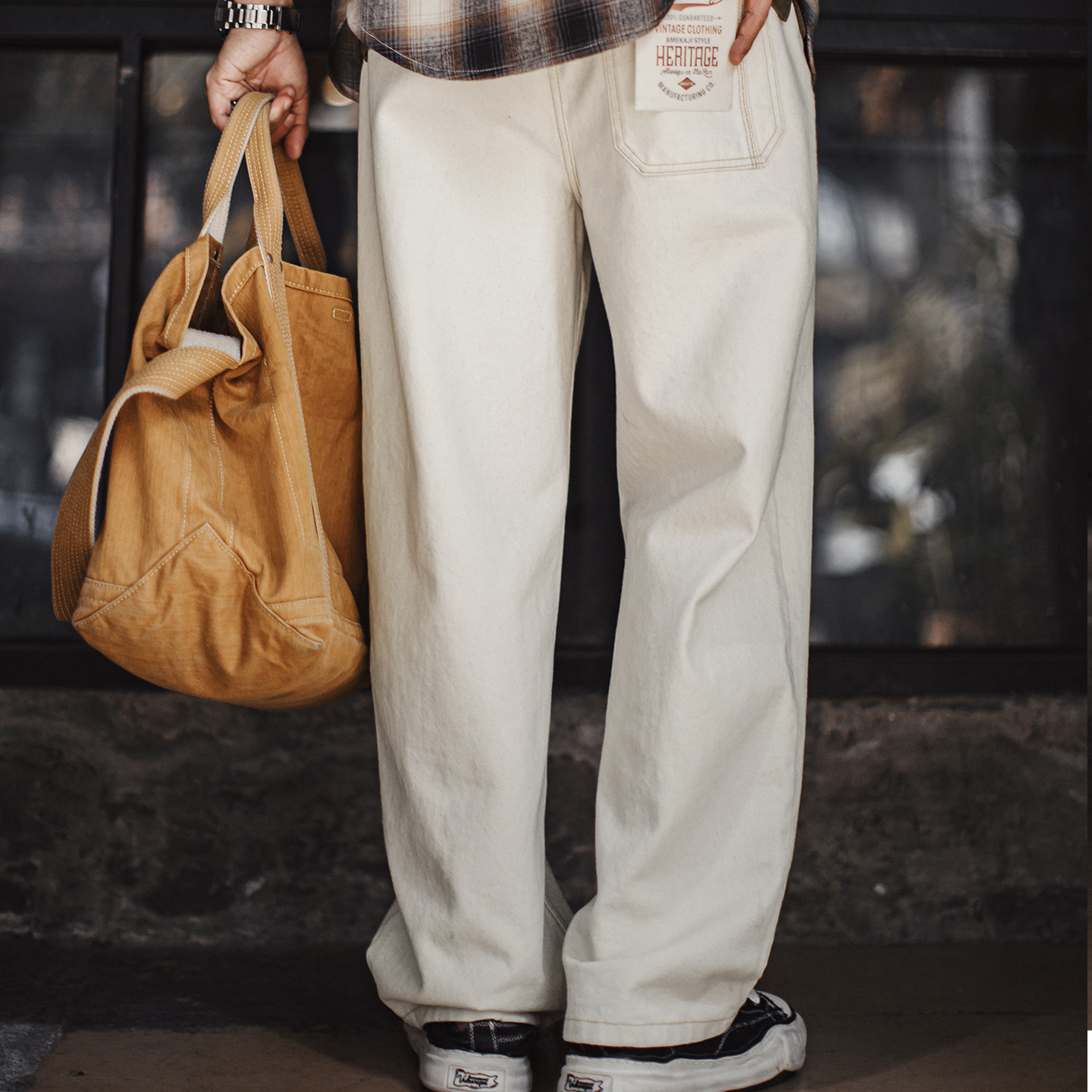 กางเกงยีนส์วินเทจสีขาวทรงตรงสำ - Levis Jeans 501 บทวิจารณ์และราคา