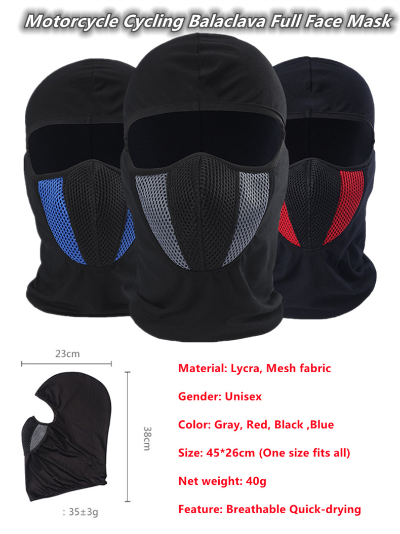 หน้ากากบาลาคลาวาสำหรับขี่มอเตอ - Balaclava Ski Mask บทวิจารณ์และราคา