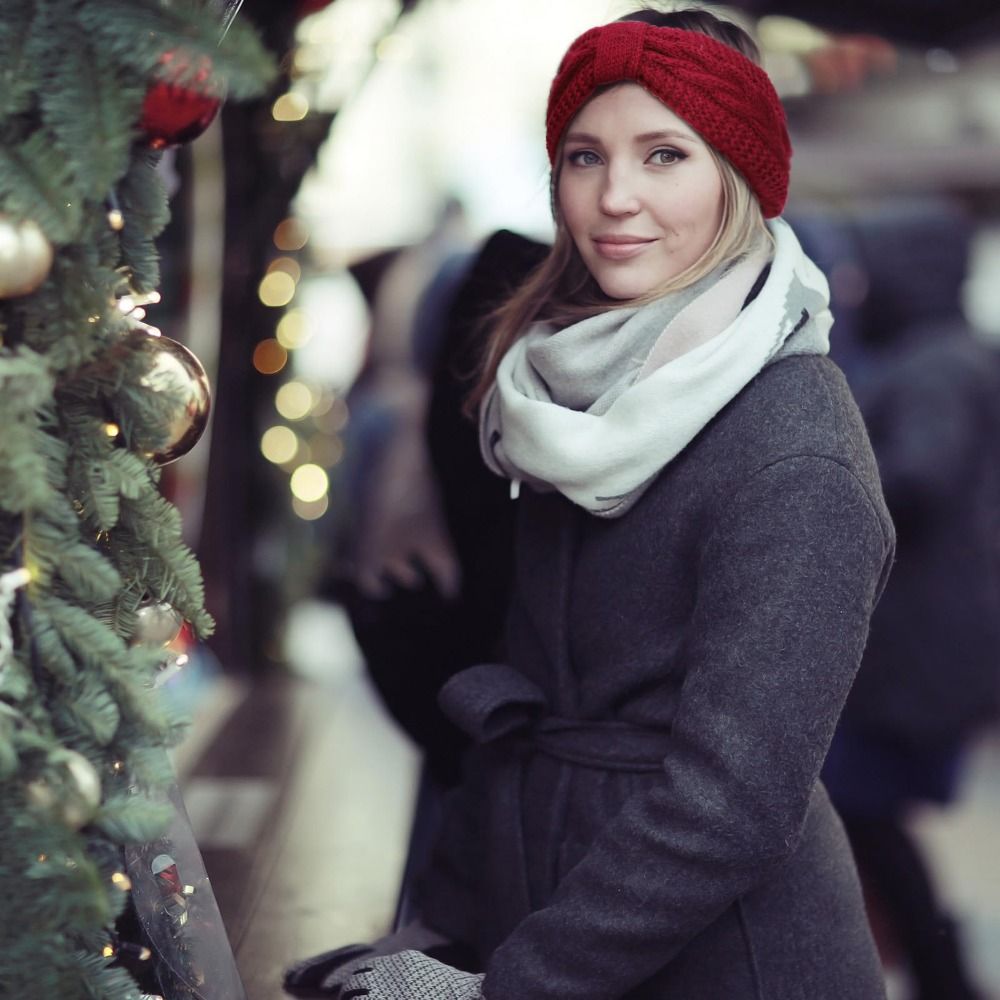 ที่คาดผมถักไหมพรมสำหรับผู้หญิง - Winter Headband Fleece บทวิจารณ์และราคา